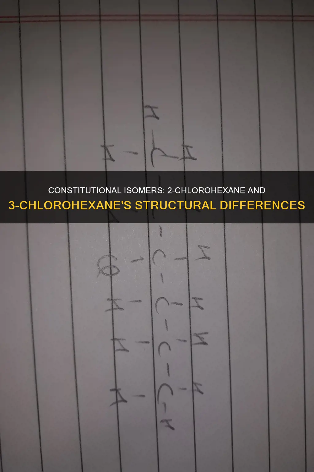are 2-chlorohexane and 3-chlorohexane constitutional isomers