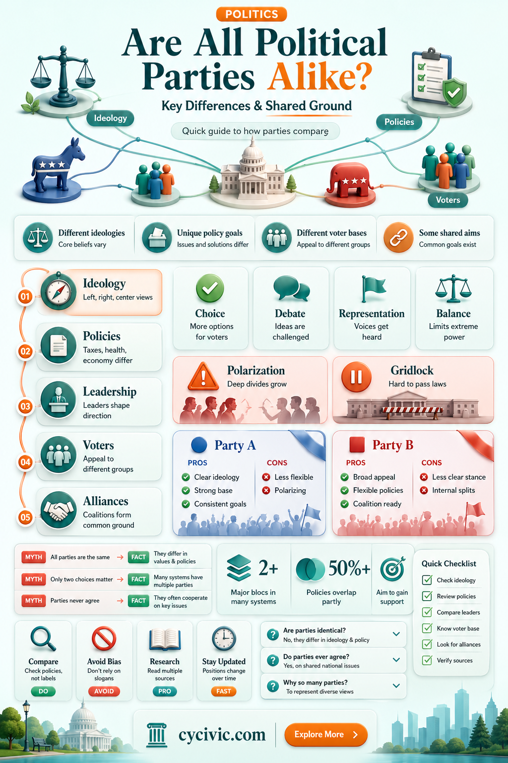 are all political parties the same