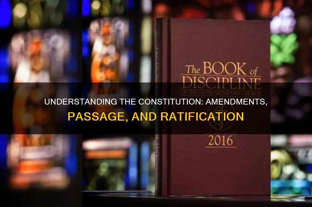 are amendments to the constitution passed or ratified