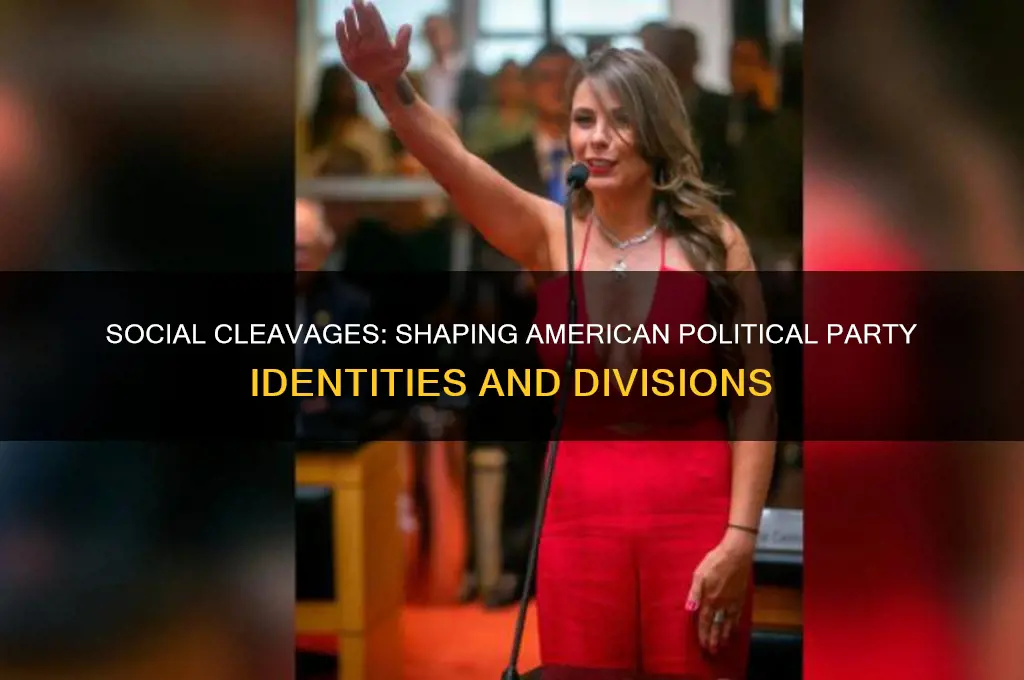 are american political parties defined by social cleavages