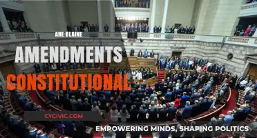Blaine Amendments: Constitutional or Not?