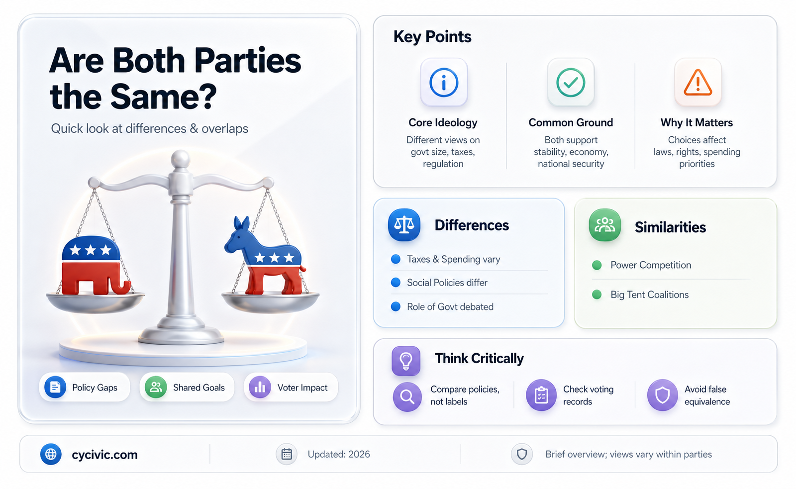are both political parties the same