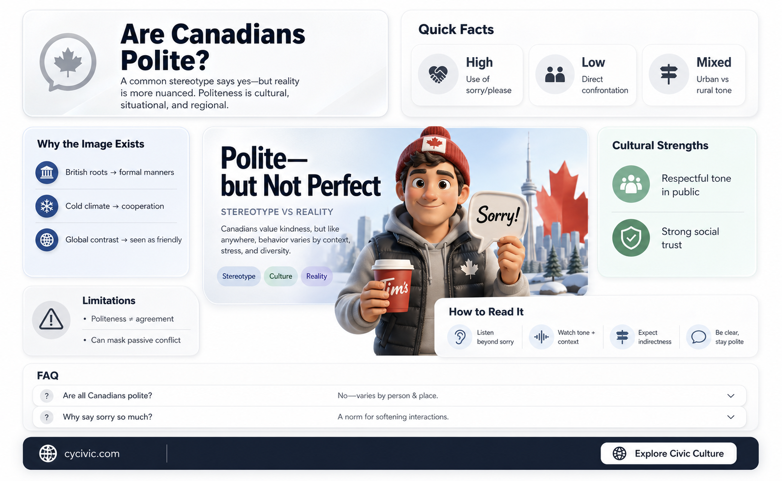 are canadian really polite