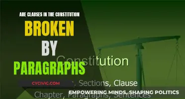 Constitutional Clauses: Broken by Paragraphs?