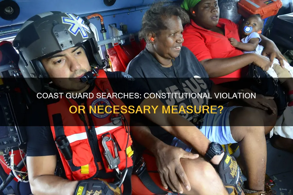 are coast guard searches a violation of the constitution