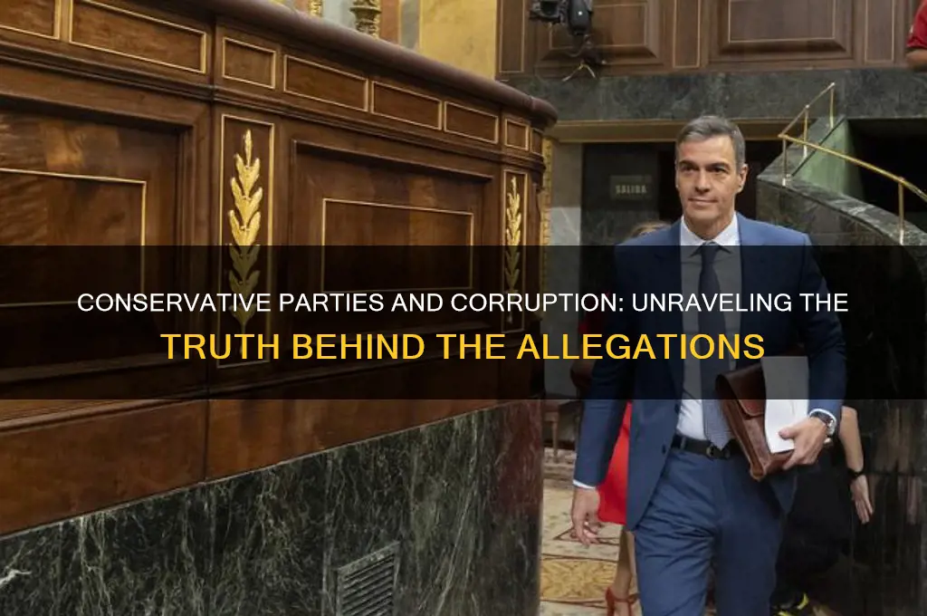 are conservative political parties more corrupt
