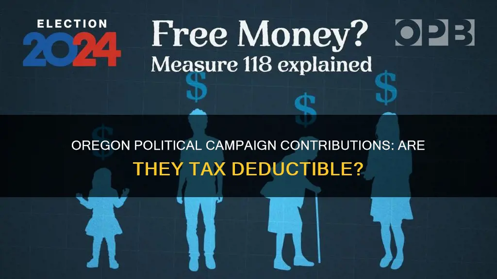 are contributions to political campaigns tax deductible in oregon
