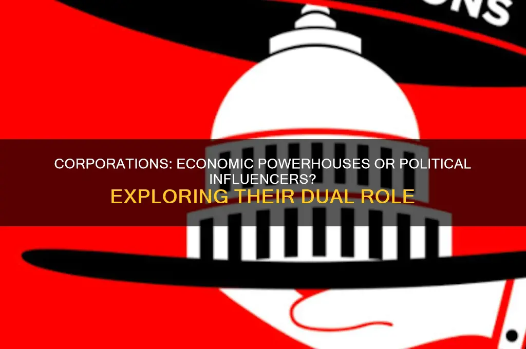 are corporations political or economic