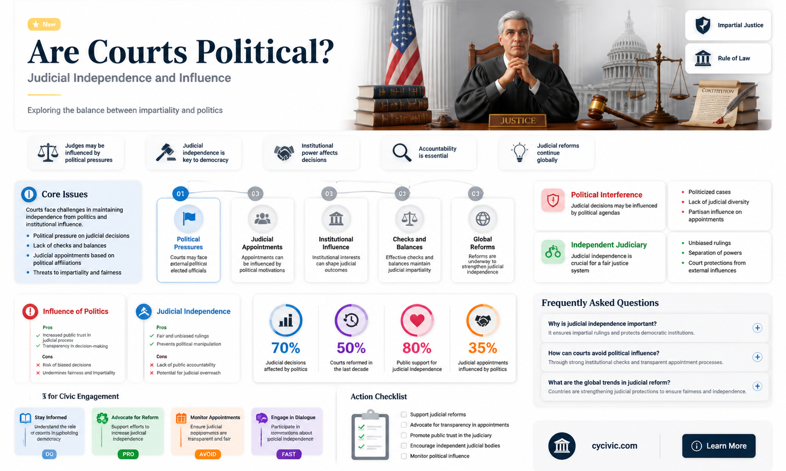 are courts political institutions