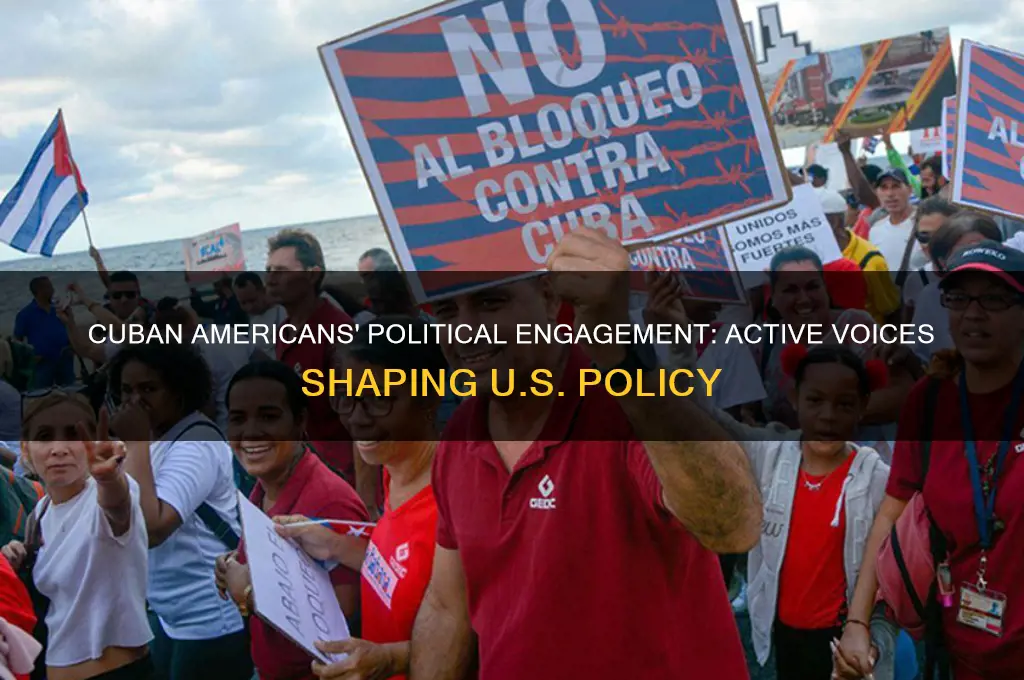 are cuban americans politically active