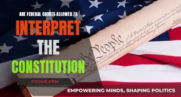 Interpreting the Constitution: Federal Courts' Role and Limits