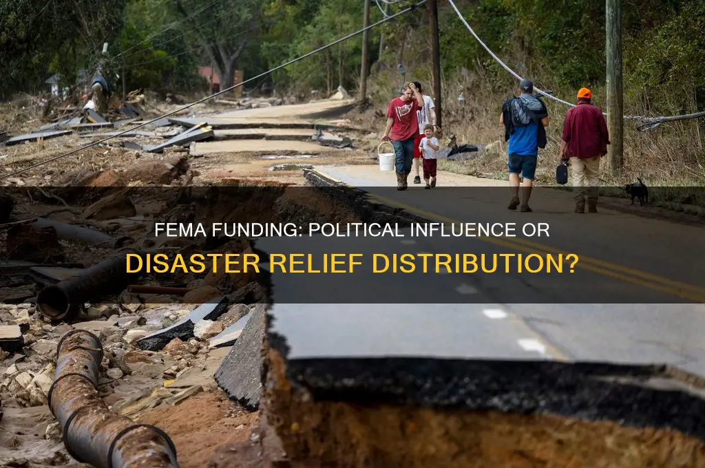 are fema funds distributed politically