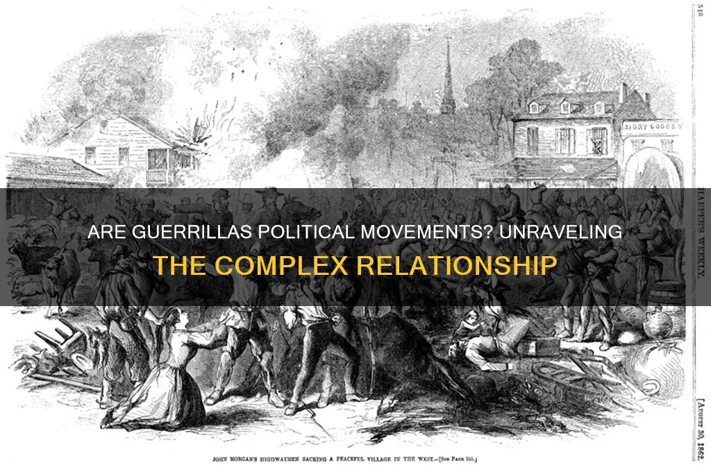 are guerrilas political movements