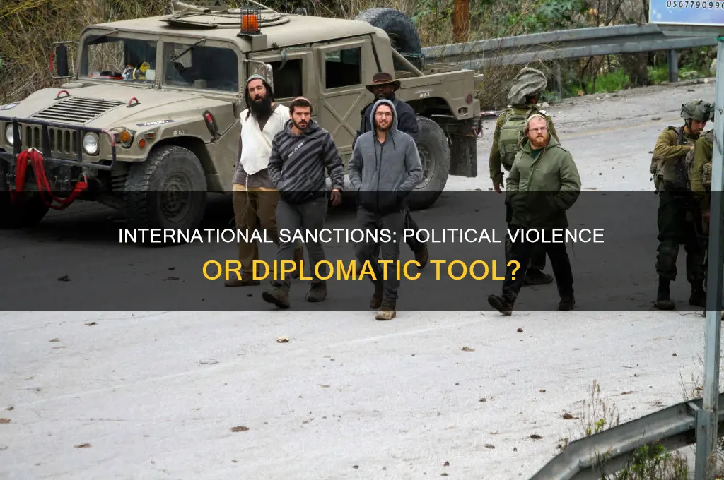 are international sanctions political violence