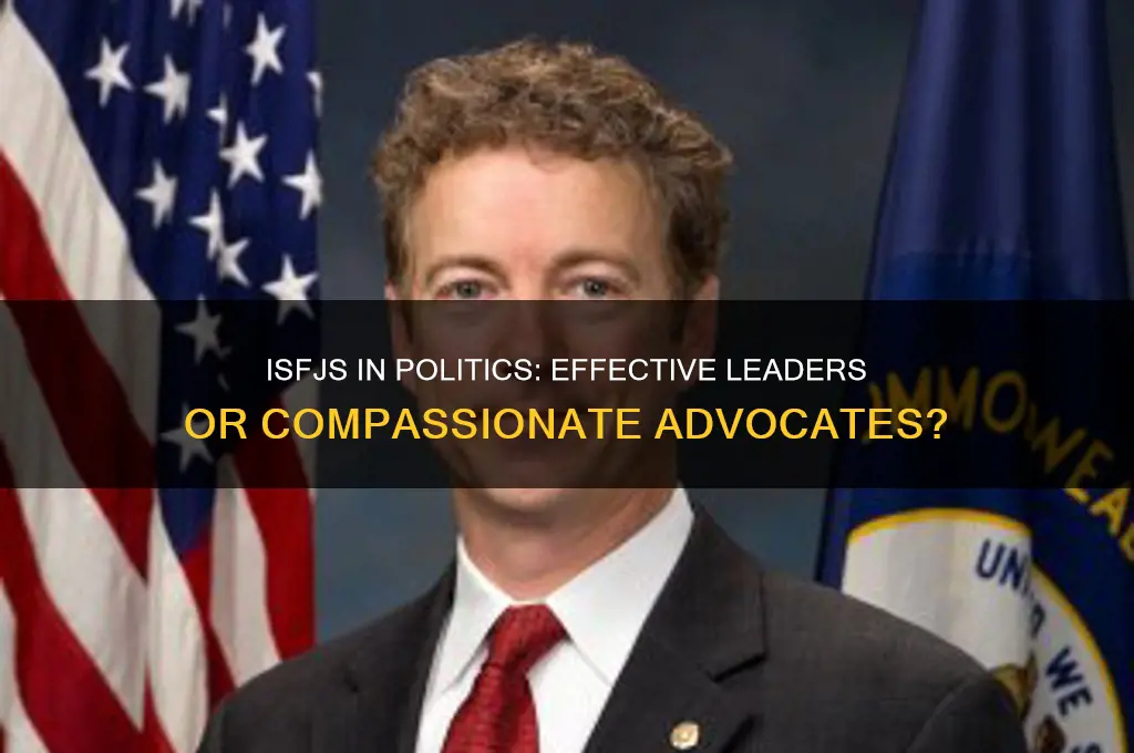 are isfjs good in politics