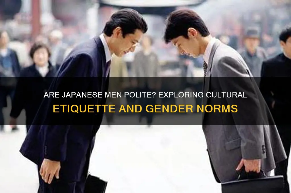are japanese men polite