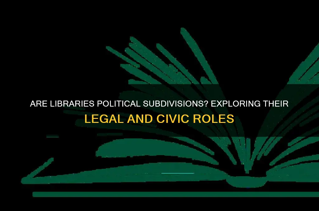 are libraries political subdivisions