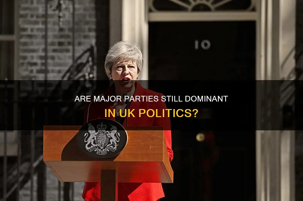 are major parties still dominant in uk politics