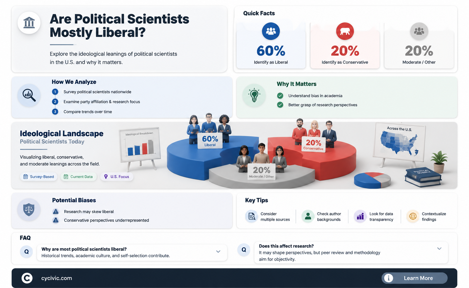 are most political scientists liberal