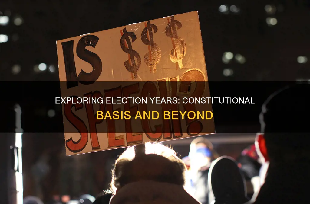 are national election years set out in the constitution