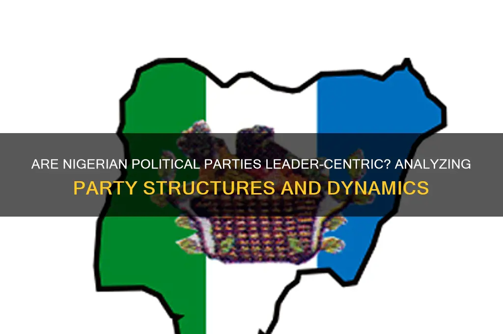 are nigerian political parties built around their leaders