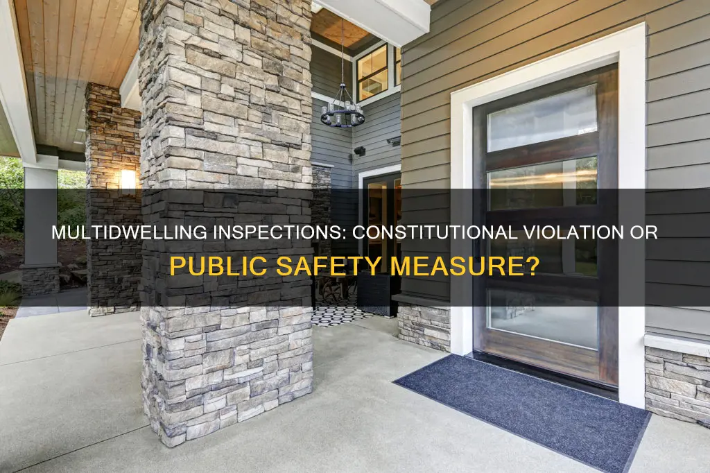 are nj multidwelings inspection a violation of constitution