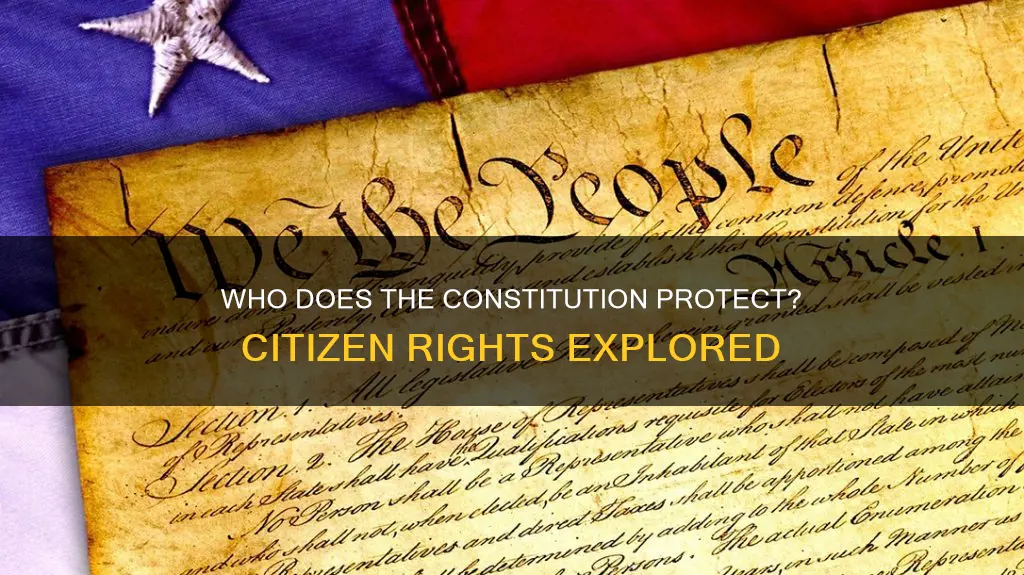 are only citizens protected by the constitution
