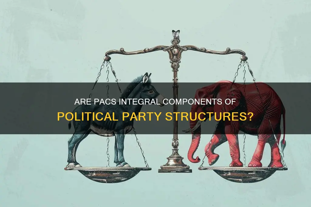 are pacs a part of political party organizations