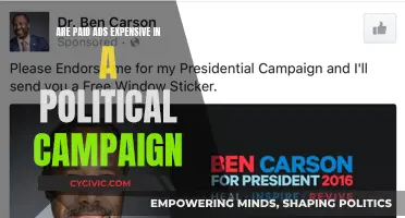 Political Campaign Ads: Paid Promotion Pricey?