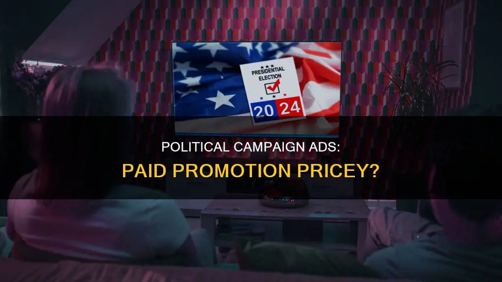 are paid ads expensive in a political campaign