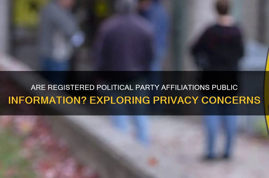are peoples registered political party public