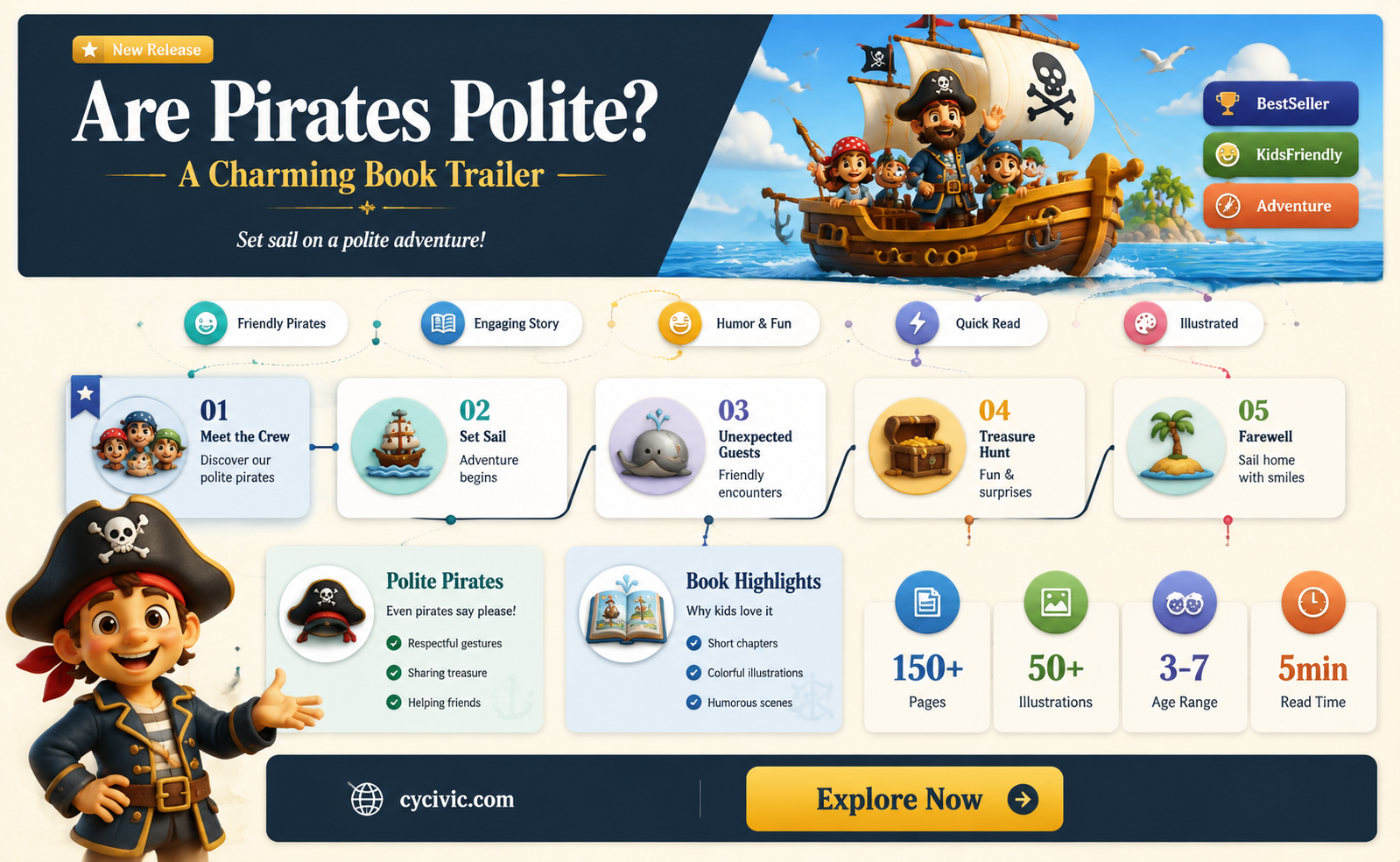 are pirates polite book trailer