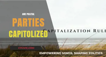Capitalization Rules: When to Capitalize Political Party Names in Writing