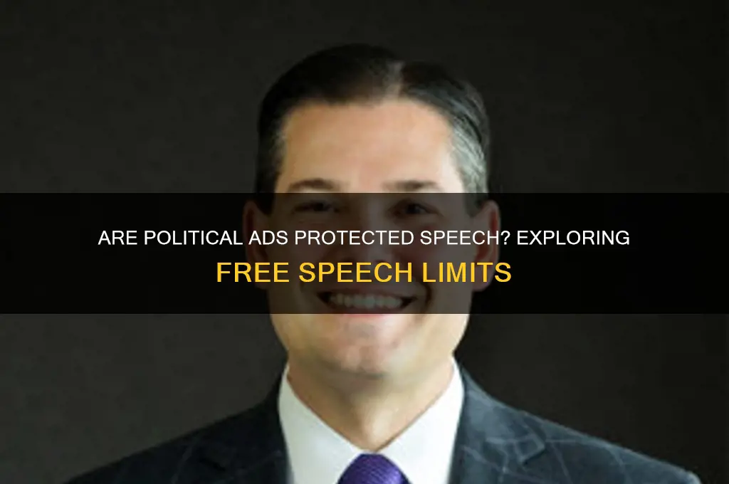 are political ads protected speech
