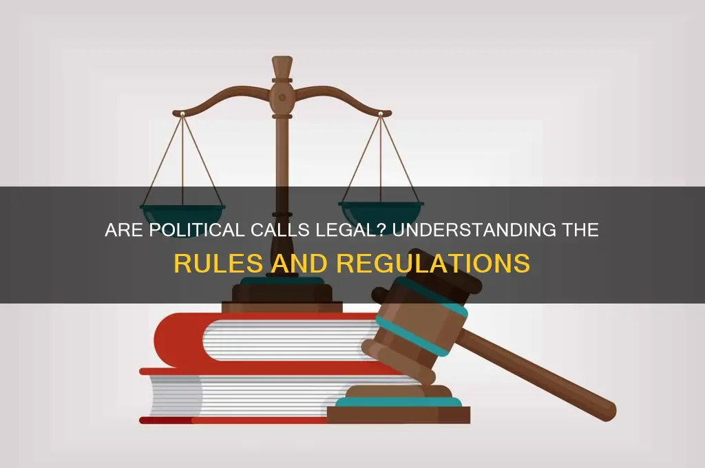 are political calls legal