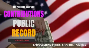 Campaign Contributions: Public Money Trail Transparency