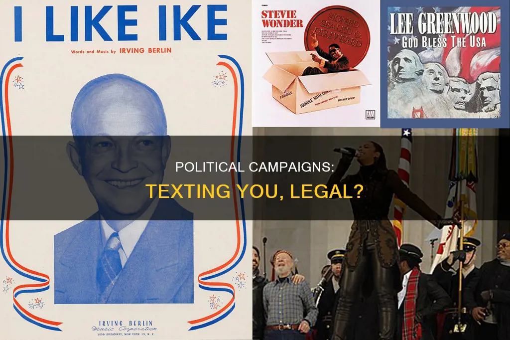 are political campaigns allowed to contact you via text message