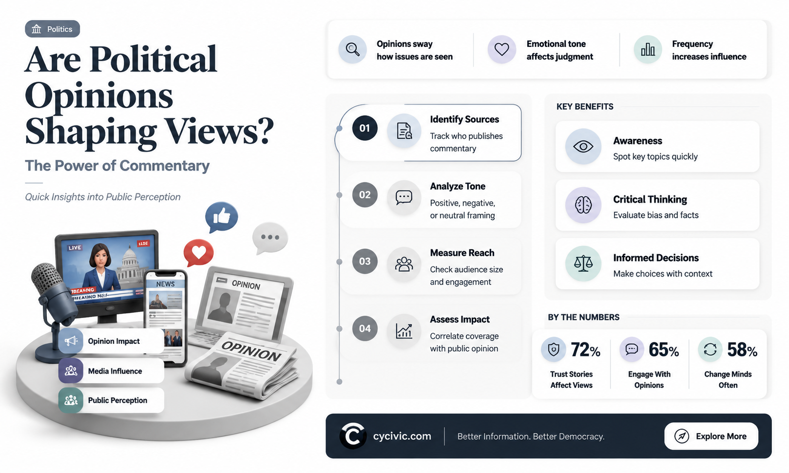 are political commentary opinion pieces