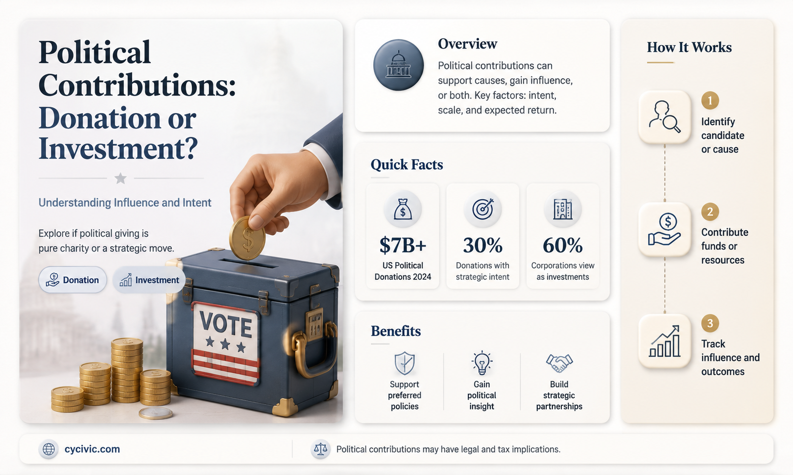 are political contributions donations