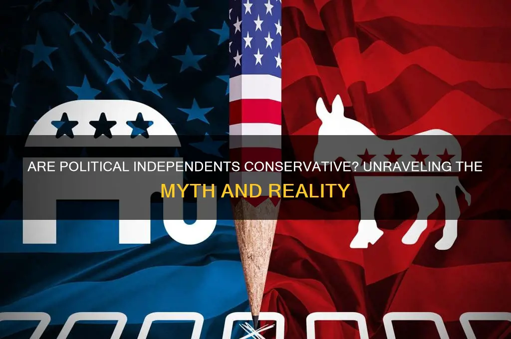 are political independents conservative
