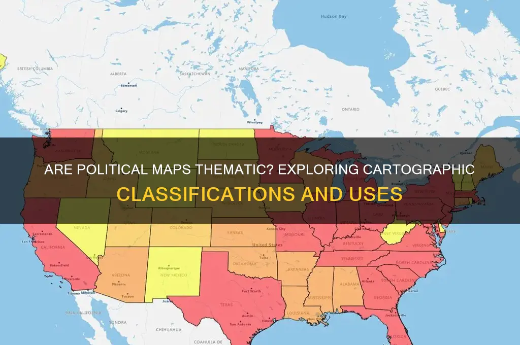 are political maps thematic maps