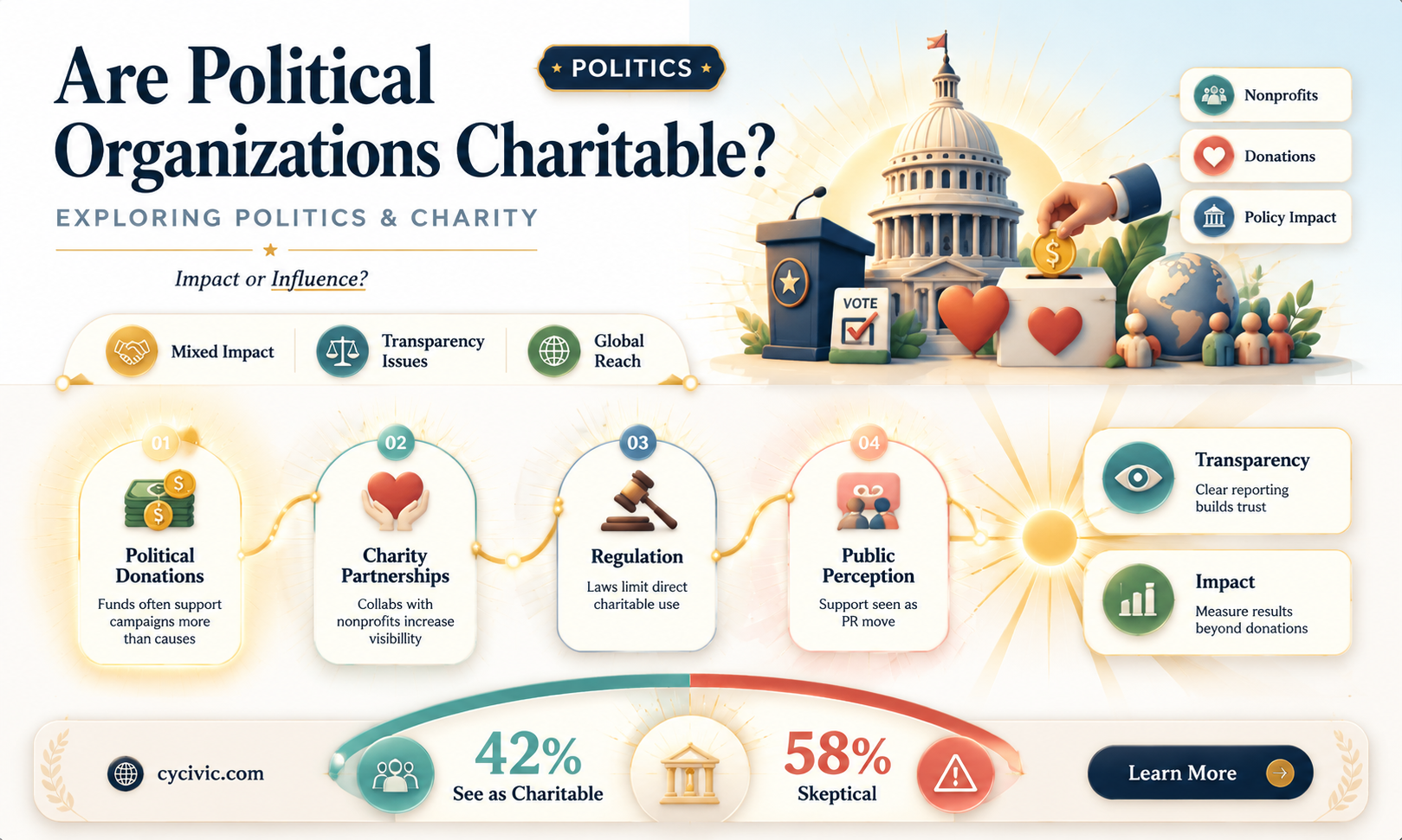 are political organization charitable