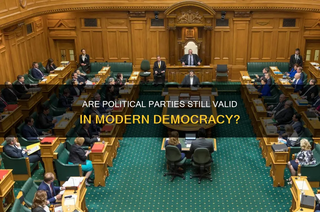 are political parties a valid