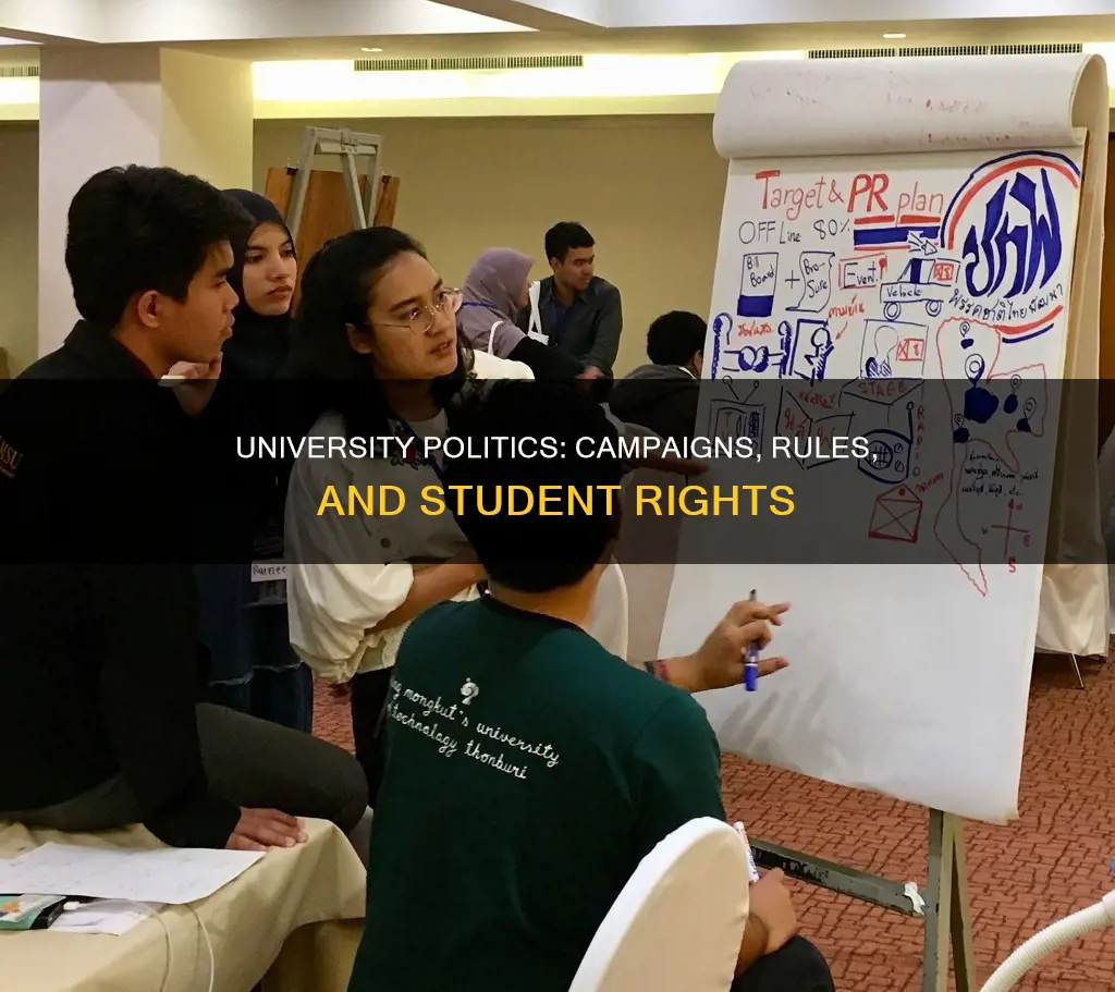 are political parties allowed to campaign on university campuses