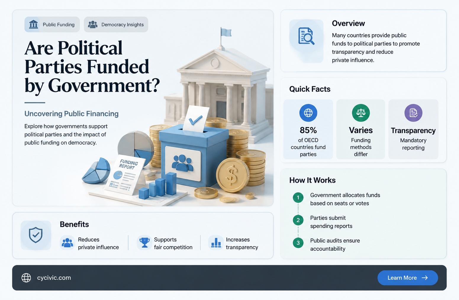 are political parties funded by government