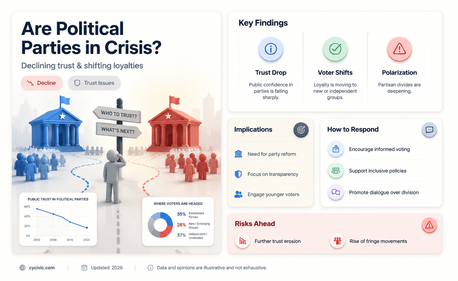 are political parties in trouble