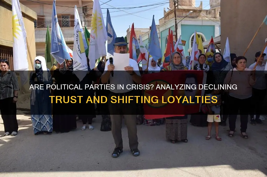 are political parties in trouble