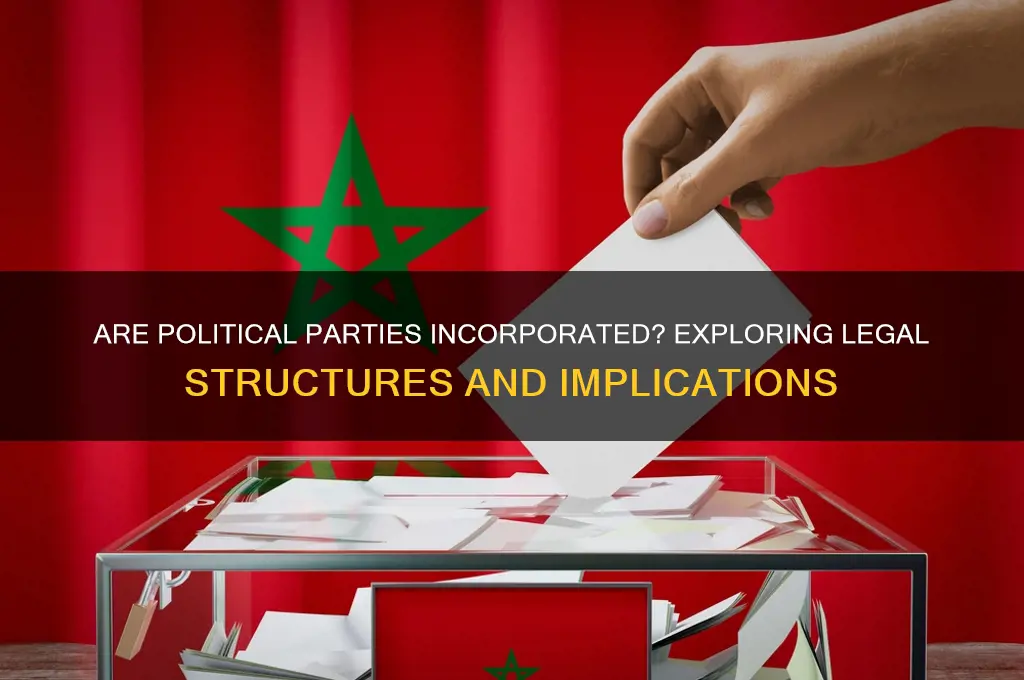are political parties incorporated