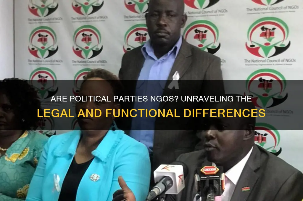 are political parties ngos