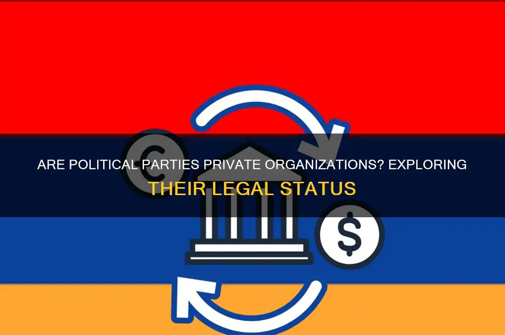 are political parties private organizations